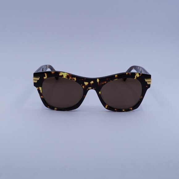 Bottega Veneta BV1103S 002 Sunglasses Havana Square Frame, Brown Lenses main image 9
